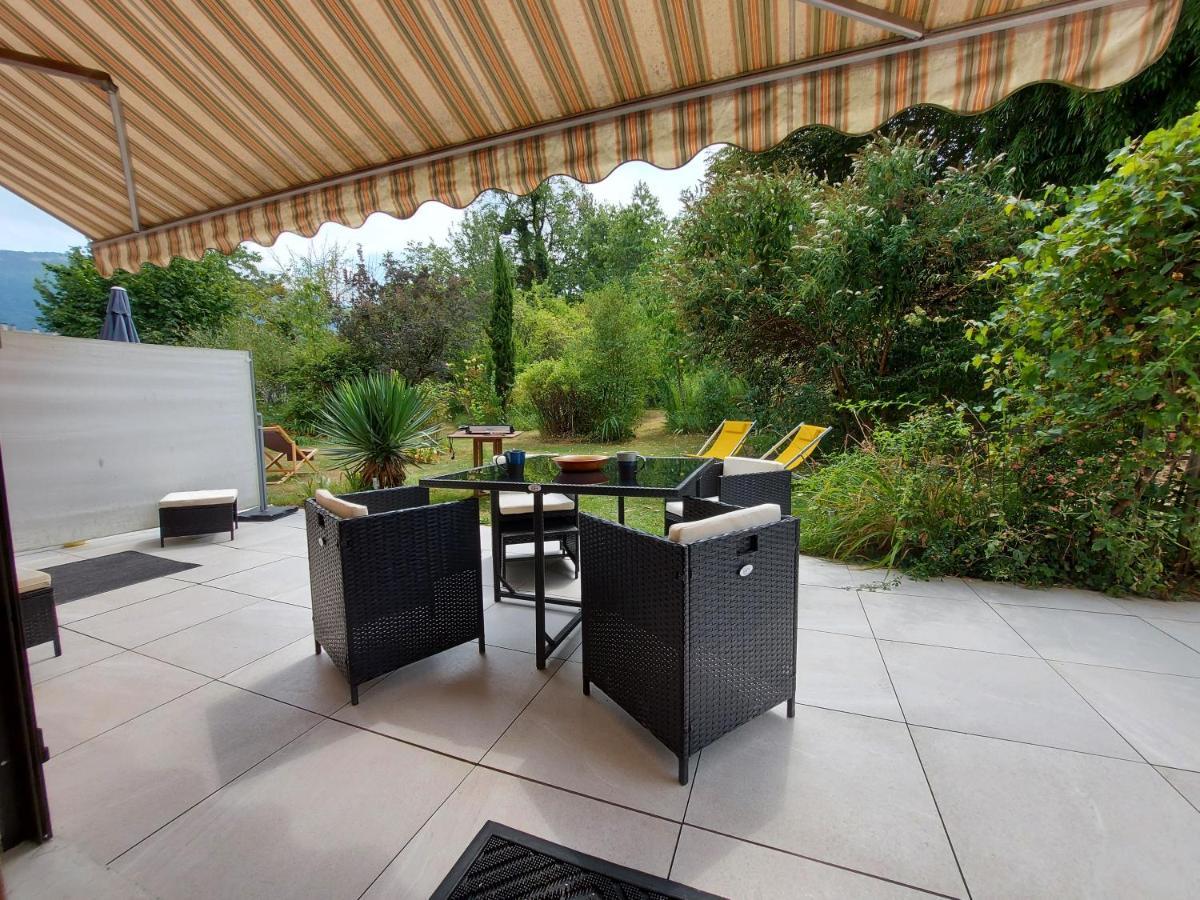 Centre St Jorioz : Charmant Et Spacieux Studio Avec Terrasse Et Jardin Privatif Saint-Jorioz Εξωτερικό φωτογραφία