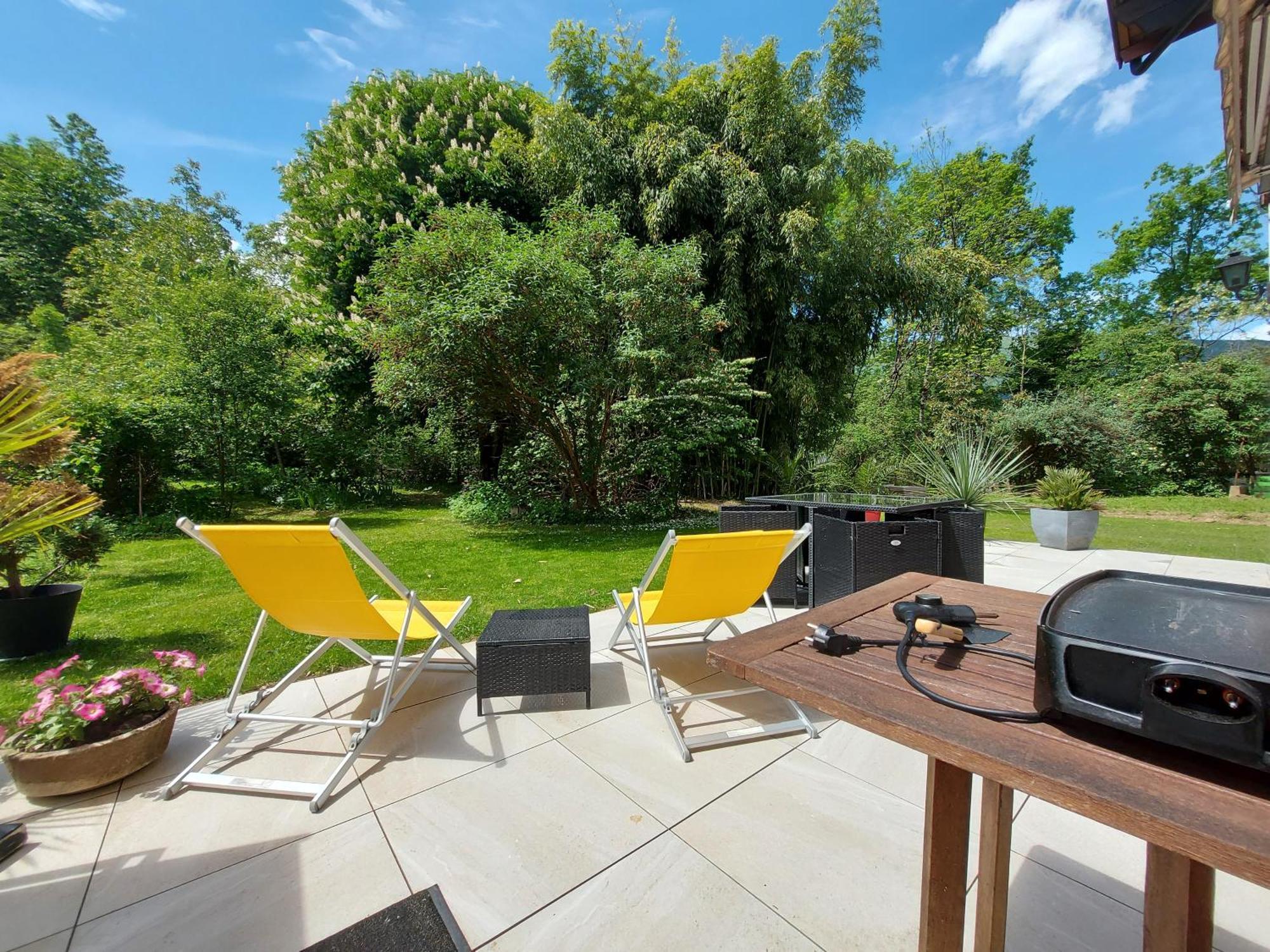 Centre St Jorioz : Charmant Et Spacieux Studio Avec Terrasse Et Jardin Privatif Saint-Jorioz Εξωτερικό φωτογραφία
